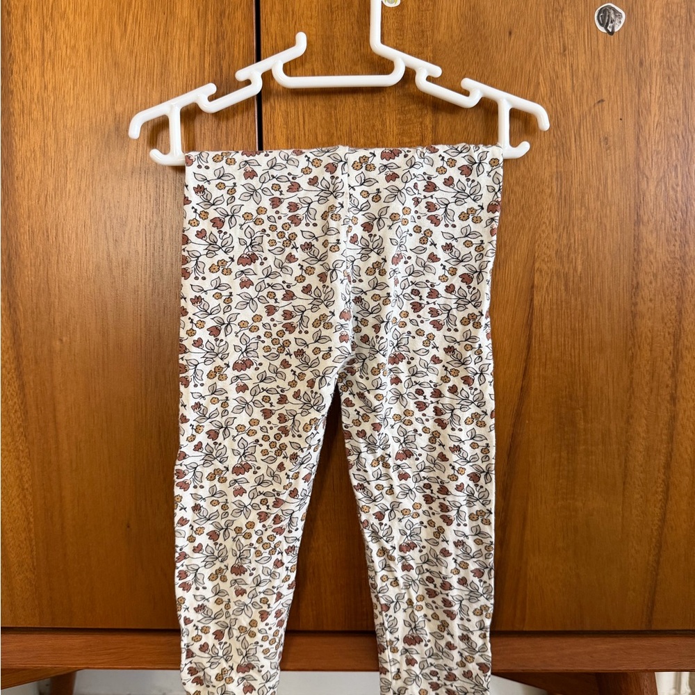 Quincy Mae Multicolor Floral Kids Leggings